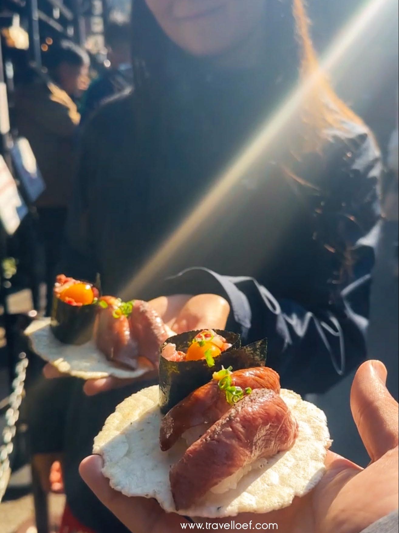 Beef sushi Japan Yakayama