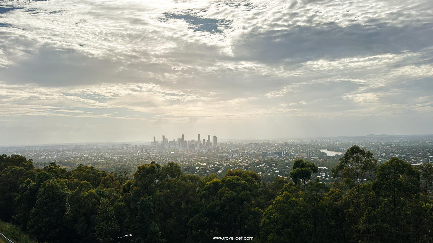 Uitkijkpunt berg Brisbane