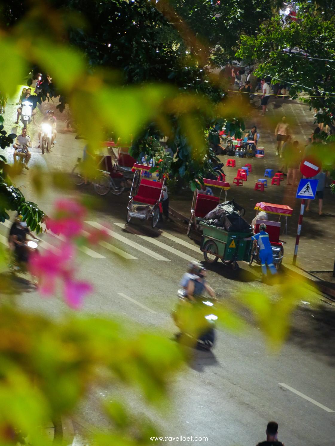 straten van hanoi in Vietnam