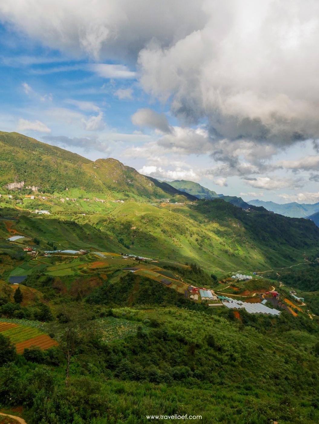 Sapa uitzicht bergen 